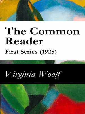 cover image of The Common Reader--First Series (1925)